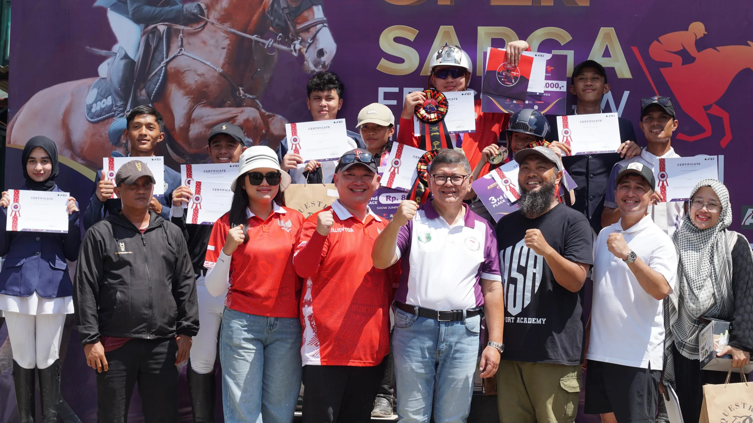 Hasil lomba HSA Equestrian