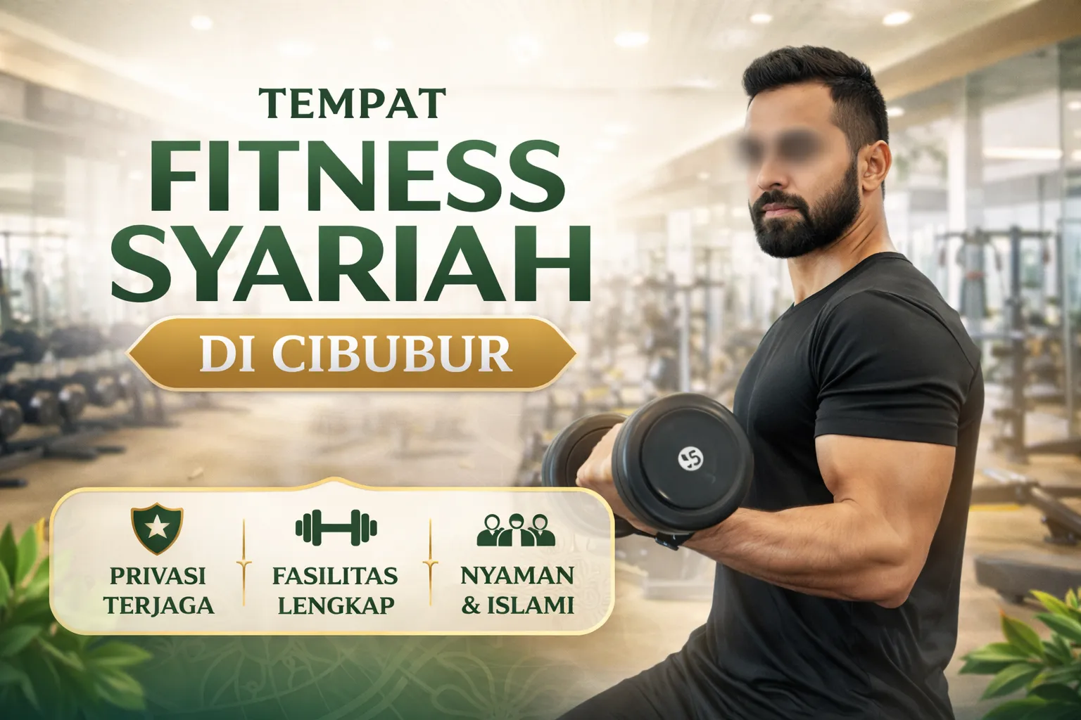 tempat fitness syariah