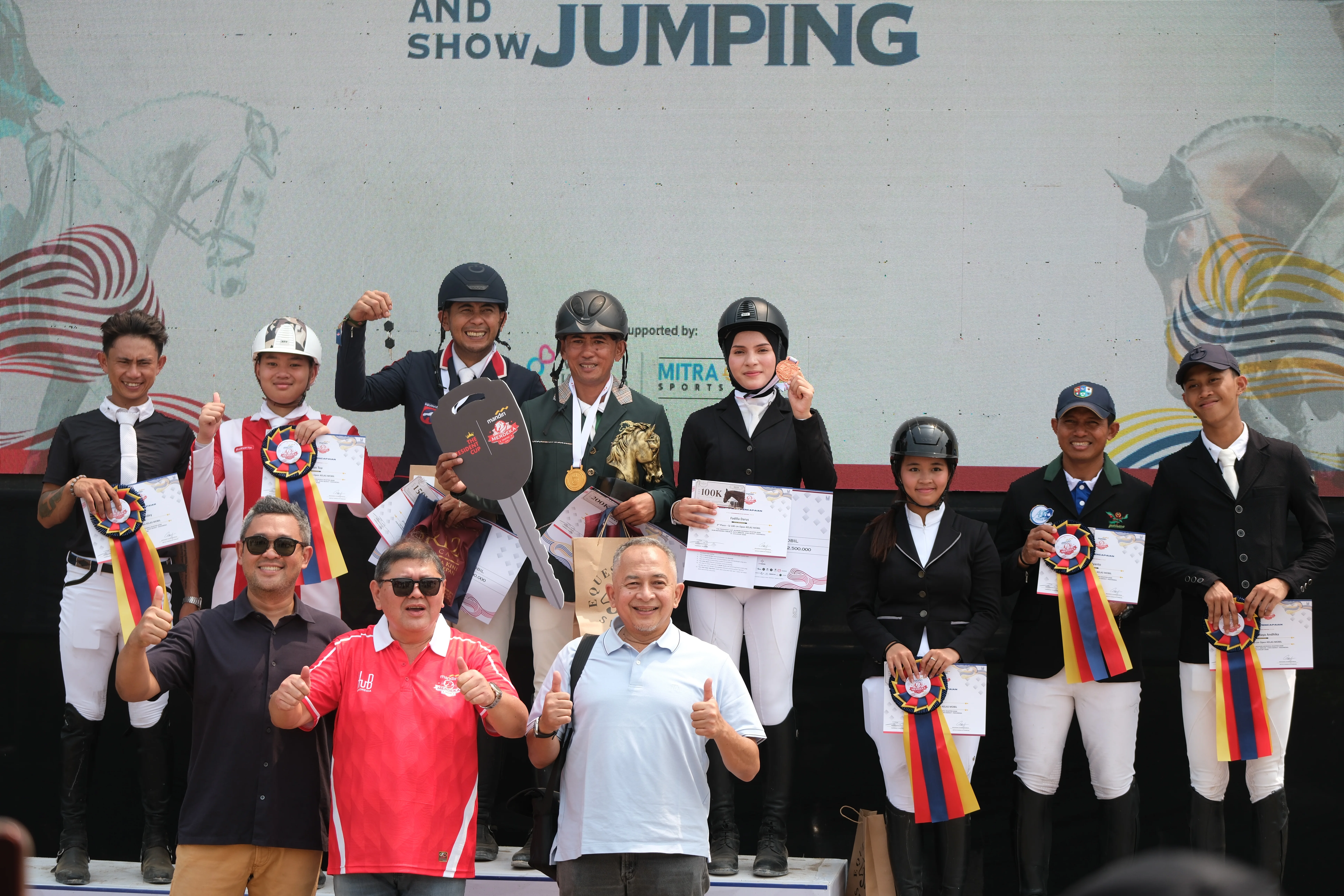 Jamal Mewengkang Rebut Mobil Brio di Hari Terakhir Show Jumping The President Cup Mandiri Merdeka Master 2026