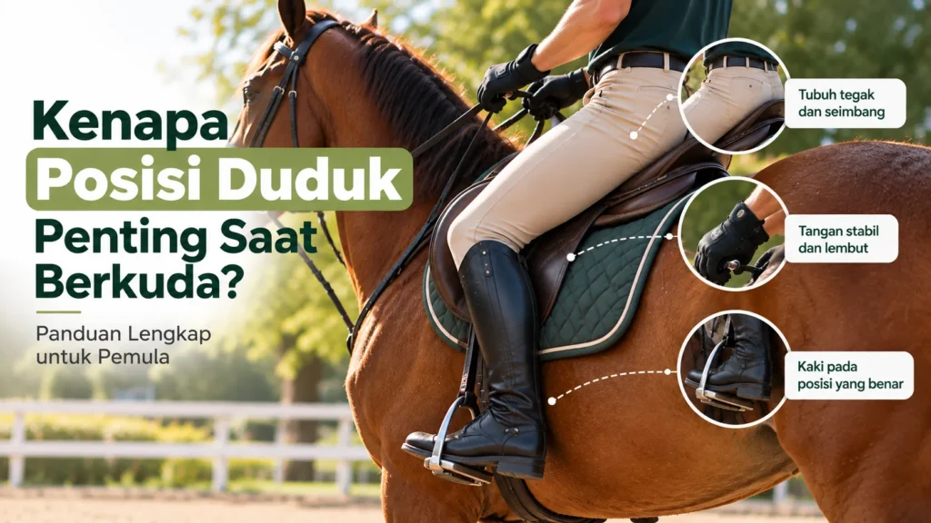 posisi duduk saat berkuda